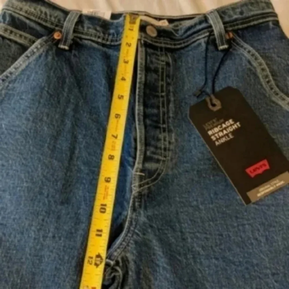 Levi's Ribcage Ankle Utility Straight Leg Jeans Carpenter Pants - Picture 10 of 12